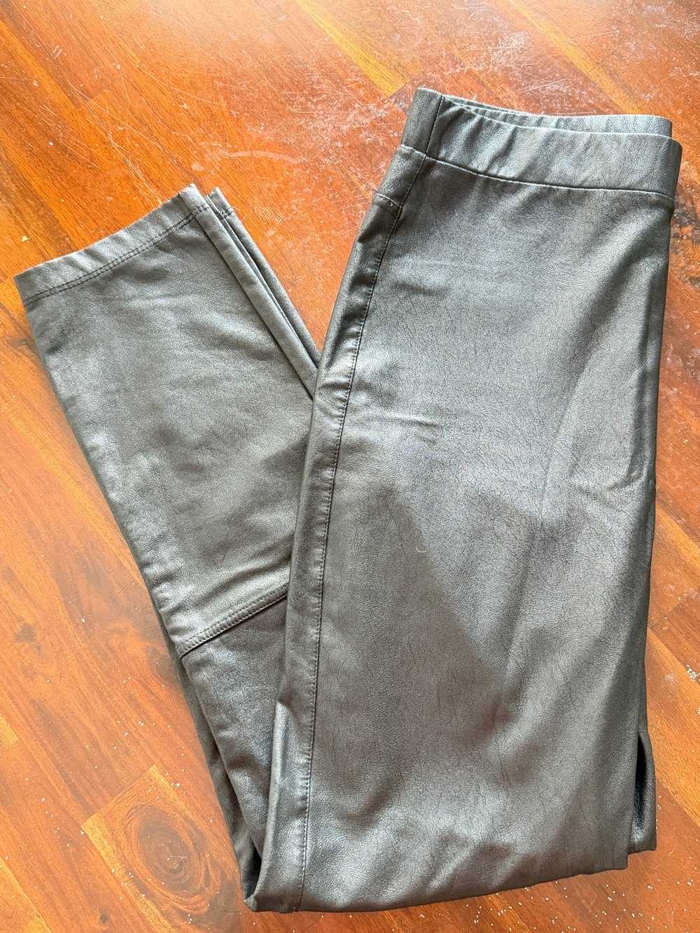 Splendid Black Skinny Faux-Leather Look Leggings
